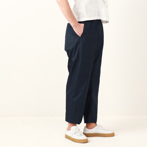 大島紬のゆったりテーパードパンツ お好きな着丈 大人の普段着 着物
