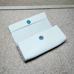 メガネケース ペンケース 筆箱 男女兼用 本革 ヌメ革 サドルレザー 15枚目の画像