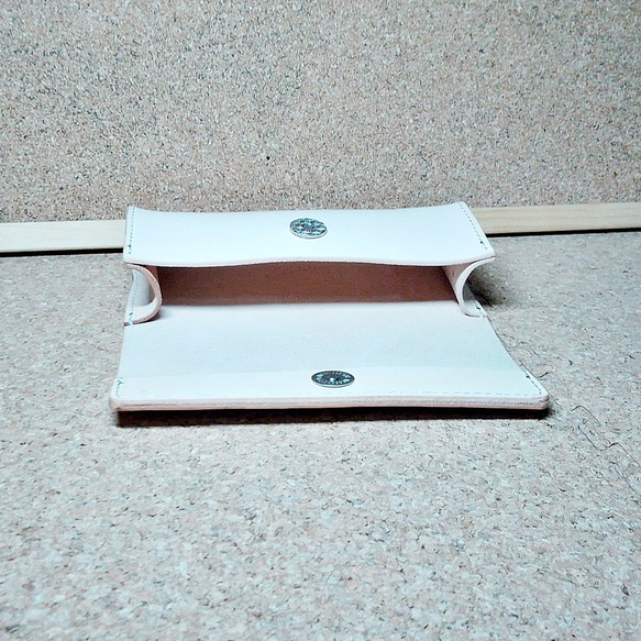 メガネケース ペンケース 筆箱 男女兼用 本革 ヌメ革 サドルレザー 16枚目の画像