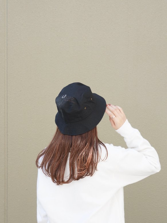 【Creema1番人気】バケットハット/バケハ バナナジュースノミタイ 8枚目の画像