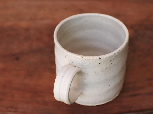 コーヒーカップ（白マット）　yc-042 3枚目の画像