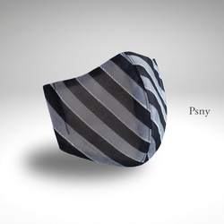 PSNY ゼブラ・アッシュ 花粉 黄砂 不織布フィルター入 立体 大人 軽い シンプル 軽量 マスク 送料無料 ZZ01 1枚目の画像
