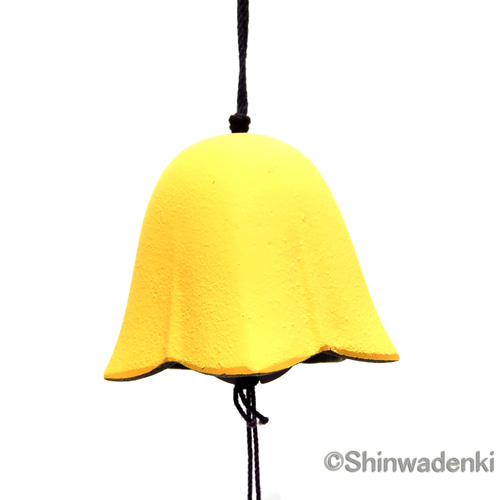 初売りセール 南部鉄器 南部鉄器の専門店 風鈴 日本製 花（黄茶） 風鈴 屋外装飾