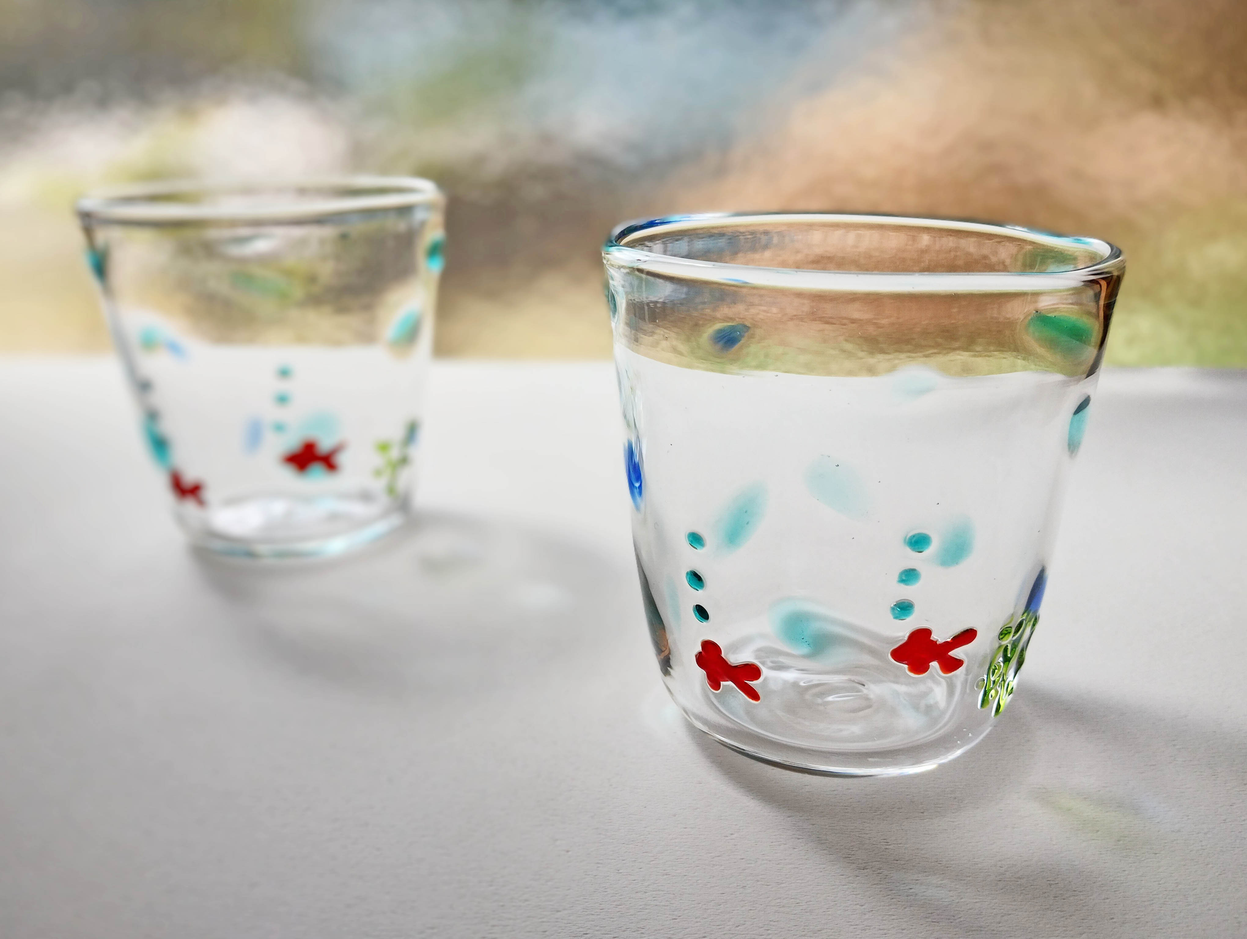 金魚デザインのガラスグラス 金魚デザインのガラスグラス 金魚デザインのガラスグラス 楽天