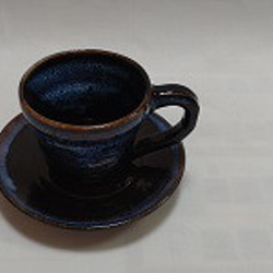 陶器のカップ＆ソーサー 3枚目の画像