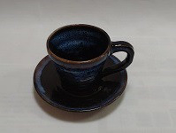 陶器のカップ＆ソーサー 2枚目の画像