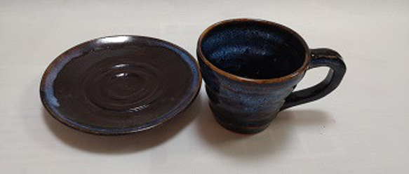 陶器のカップ＆ソーサー 5枚目の画像
