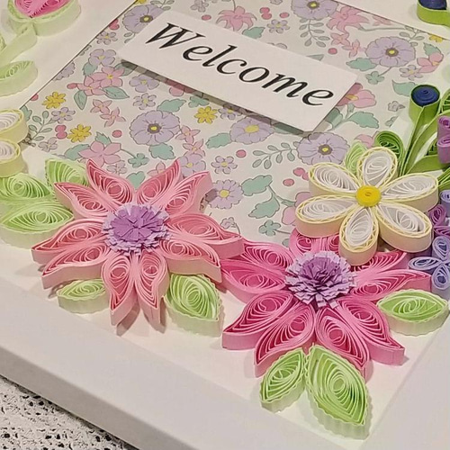 ❤️ご注文専用ページ❤️ ❤︎ペーパークイリング❤︎ welcome frame こちらの作品たちを 本日14日(土)21時より minneにて販売します