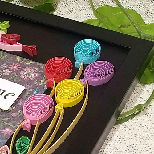 再販】ペーパークイリング・フォトフレーム07（Welcome）プレート付