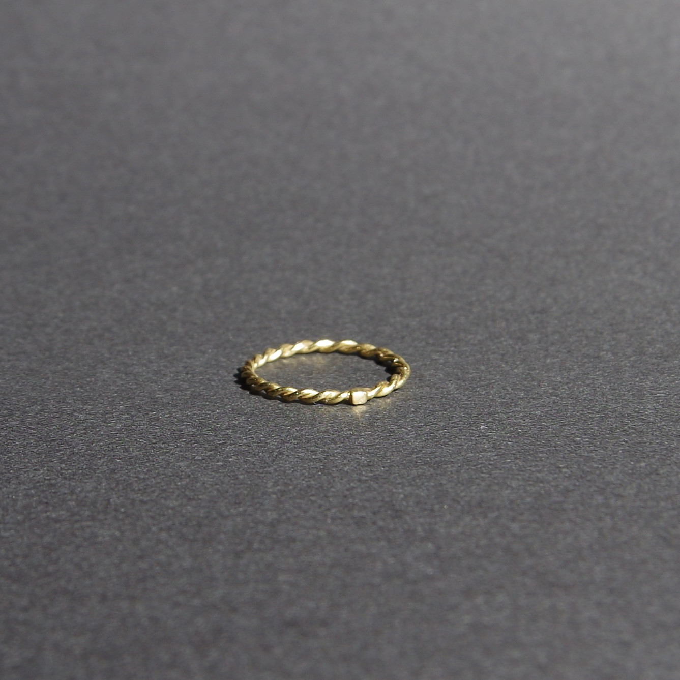 K18 rope ring ☆受注生産☆