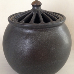 香炉(黒マット) 2枚目の画像