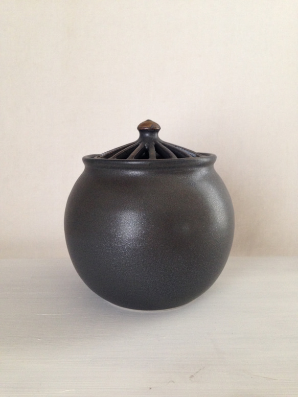 香炉(黒マット) 5枚目の画像