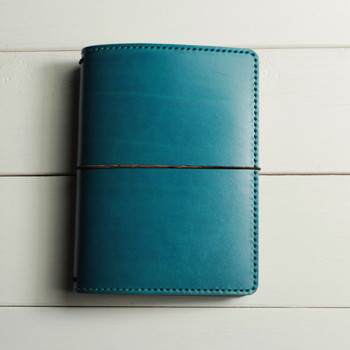 A6 / トラベラーズノートタイプ / 手帳カバー / ルガト / ブルー 手帳
