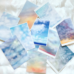 【①空10種】 ポストカード  青空　夕陽　朝日　雲　雨雲　入道雲　太陽　光　雲の流れ 7枚目の画像