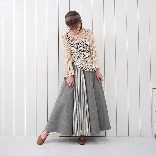 再々販【自由にアレンジスカート】動くたび美シルエット