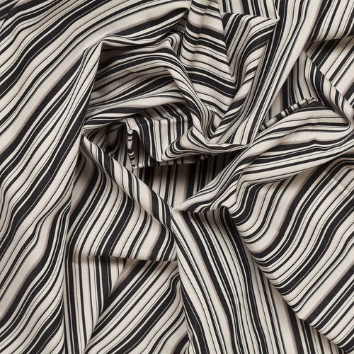 自由にアレンジ サーキュラースカート 小倉織ストライプ 丈80 自由にアレンジ サーキュラースカート 小倉織ストライプ 丈80