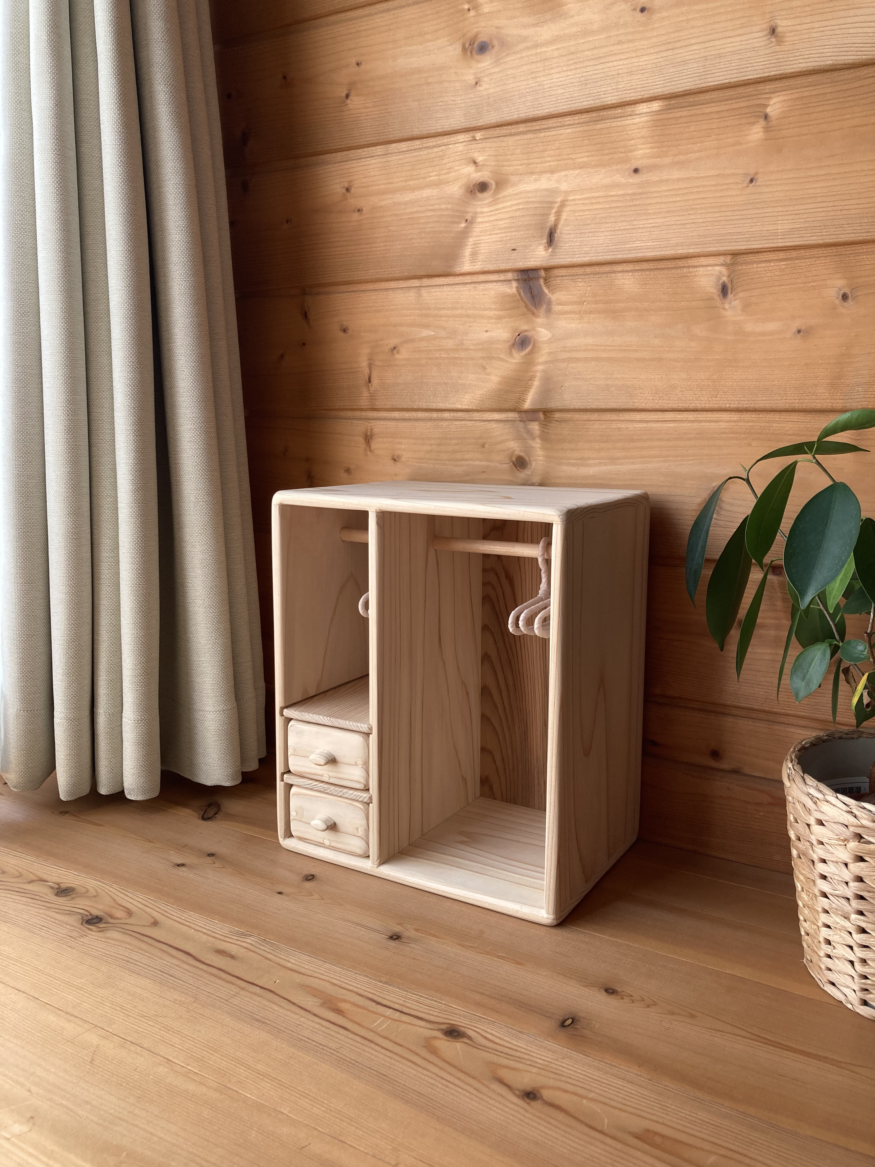 ミニチュア家具３点セット(クローゼット） ミニチュア棚 家具 3点セット 1/6 1:6 1/12 1:12 スケール