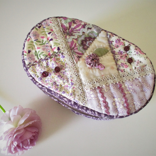 キット☆ソーイングケース クレイジーのソーイングケース パッチワーク