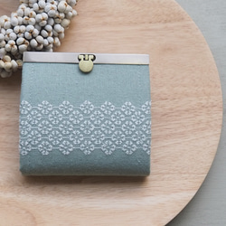 ◎ラスト1点再販未定◎《受注製作》::ミントグリーンフラワーボーダー