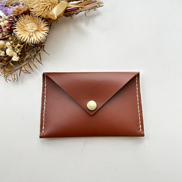 【レザークラフトキット】レザーカードケースキット 6枚目の画像