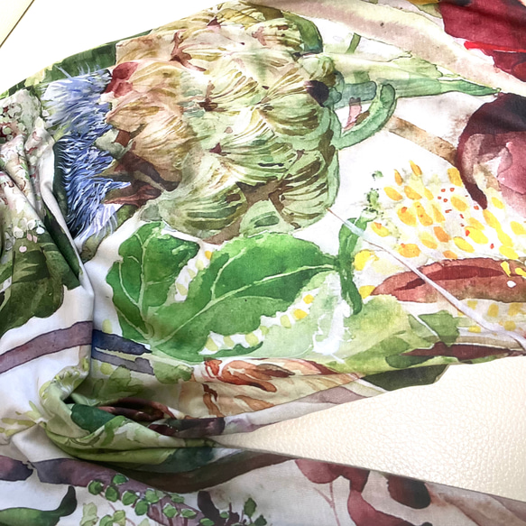 【受注生産】極楽鳥花　レディースパジャマボトム　ロングタイプ 6枚目の画像