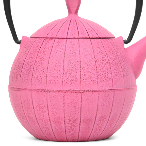 南部鉄器 急須 ティーポット胡桃（桜ピンク）0.5L 日本製 内面・蓋裏