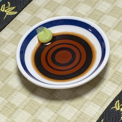 醤油皿　ワサビ付き　まる皿　食品サンプル