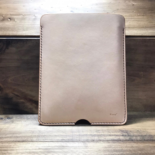 【色: モカ】Leather iPad Case 本革 スリーブケース iPad