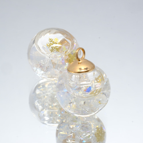 【1194】ガラスドームのピアス／イヤリング eca79c4852dfc0f6d7e6703d66bcd1