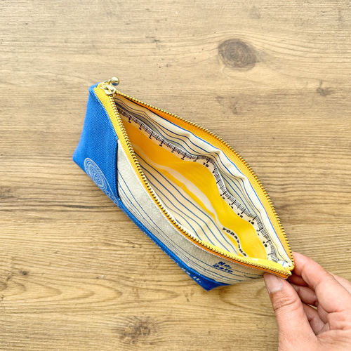 ★219★文房具柄〈白〉ペンケース☆ハンドメイド つくし文具店】つくしペンケース (白) | 590&Co.