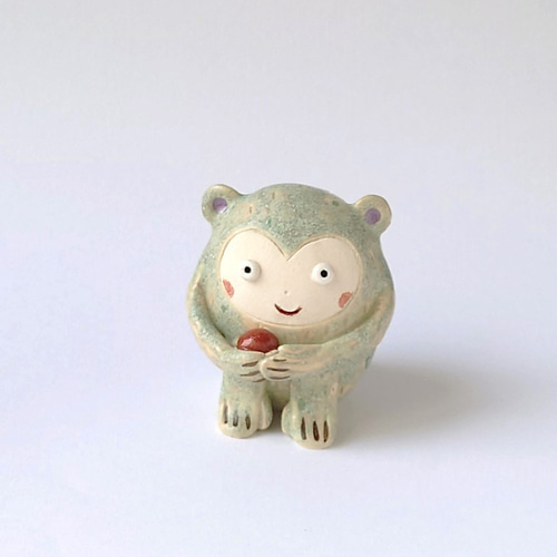 ハンギョドン　福をまねくよマスコット　ネズミ　干支　ねずみ年　陶器 置物 サンリオ ハンギョドン 福をまねくよマスコット ネズミ 干支