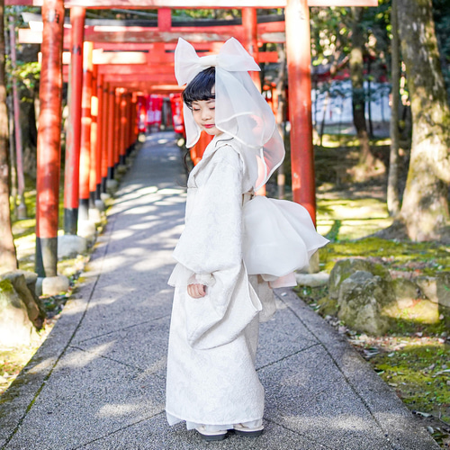 ルナ 様❤︎専用 キッズ 二部式着物 NISHIORI JAPAN SATYLE 十二単 端午の節句 簡単着付けの 着物 1歳