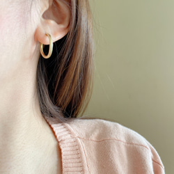 普普金-黃銅耳環 第5張的照片