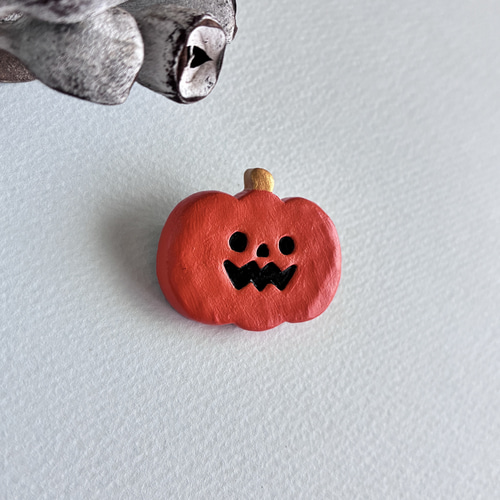 ねんどろいどどーる おでかけポーチ ランタン ハロウィン かぼちゃ フィギュア 陶ブローチ【ジャック・オー・ランタン】かぼちゃモチーフ／ハロウィン