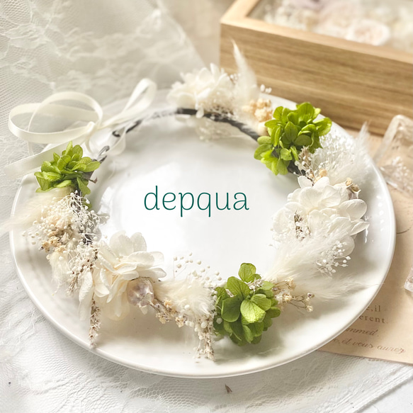 花かんむり　花冠　ハーフバースデー　誕生日　結婚式　ベビークラウン　髪飾り 花かんむり 花冠 ハーフバースデー 誕生日 結婚式 ベビークラウン 髪