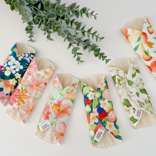 布ライナー おりものシート パンティライナー 2枚セット 韓国生地 桜