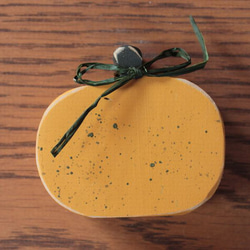 かぼちゃ 手描き ３個セット｜ハロウィン オブジェ 手描き 木製 デコレーション 秋 置物 ペイント 10枚目の画像