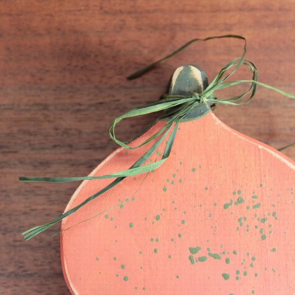 かぼちゃ 手描き ３個セット｜ハロウィン オブジェ 手描き 木製 デコレーション 秋 置物 ペイント 12枚目の画像