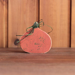 かぼちゃ 手描き ３個セット｜ハロウィン オブジェ 手描き 木製 デコレーション 秋 置物 ペイント 8枚目の画像