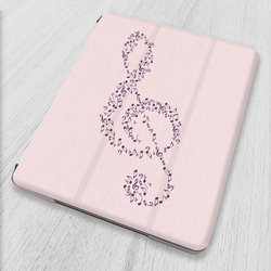 再次上架 x 3 ♪ 「希臘譜號粉紅色旋轉音符」輕量 ♪ iPad 保護殼 mini6 Pro 10.2 第 9 代 iPad 第1張的照片