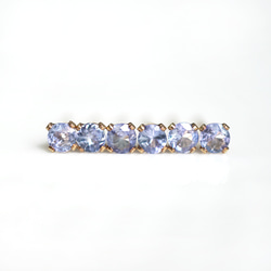 14KGF pierced earrings with 3ｍｍ Tanzanite 第4張的照片