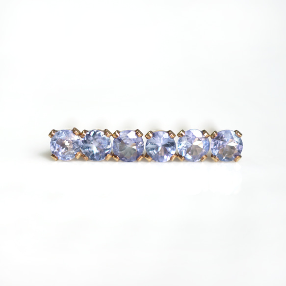 14KGF pierced earrings with 3ｍｍ Tanzanite 第4張的照片