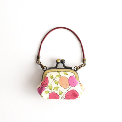 Tiny frame handbag - Leafy Season / Red [411] 第3張的照片