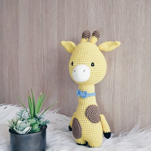 ◎107.キリンのあみぐるみ…インテリア 動画付き】 編み物キット 『Enjoy Craft あみぐるみキット