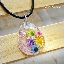 琉球ガラス ネックレス レジンハンドメイド