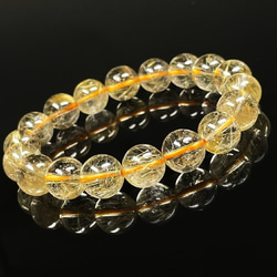 透明度抜群 現品一点物 ゴールドルチル ブレスレット 金針水晶 数珠 １０ミリ ３０ｇ ＧＫＲ１８ 最強運気をゲットする 7枚目の画像
