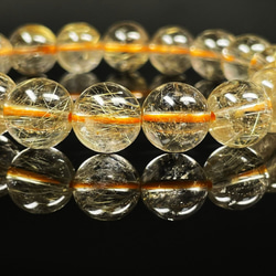 透明度抜群 現品一点物 ゴールドルチル ブレスレット 金針水晶 数珠 １０ミリ ３０ｇ ＧＫＲ１８ 最強運気をゲットする 6枚目の画像