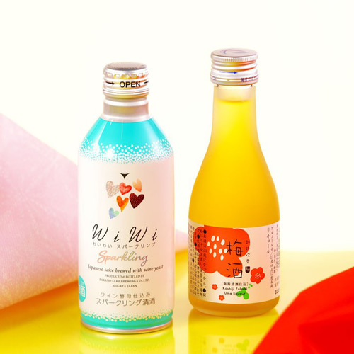 ワイン酵母仕込スパークリング日本酒 日本酒梅酒 飲み比べセット
