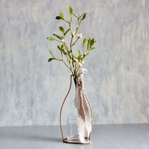 フランスアンティーク　花瓶　ヤドリギ Grenierideco French Antique ＆ Brocante グルニエイデコ