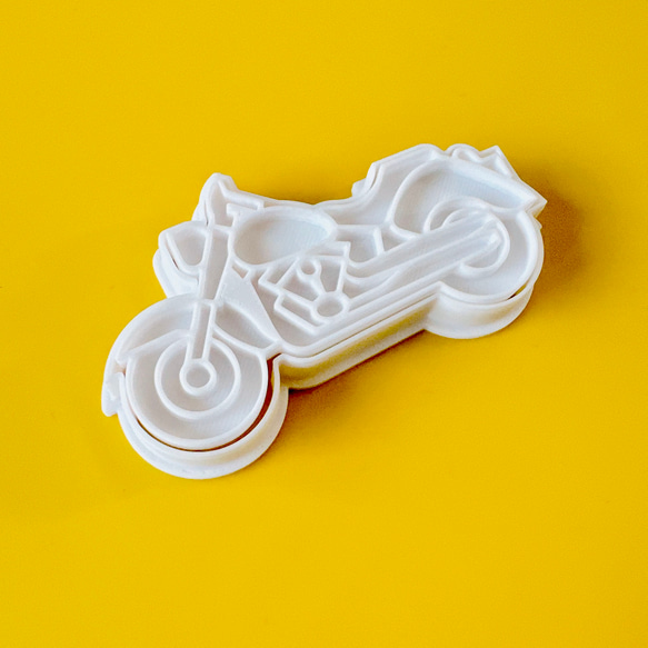 『オートバイ』クッキー型　クッキーカッター　 2枚目の画像